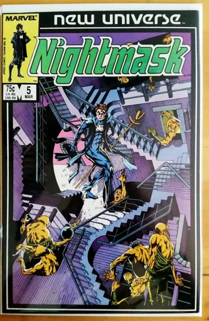 NIGHTMASK #5 (1986 MARVEL Comics) FN/VF Comic Book
