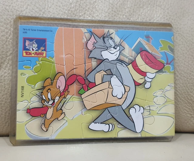 ORIGINAL SURPRISE KINDER Jigsaw Puzzle + Puzzle Holder - TOM and JERRY ...