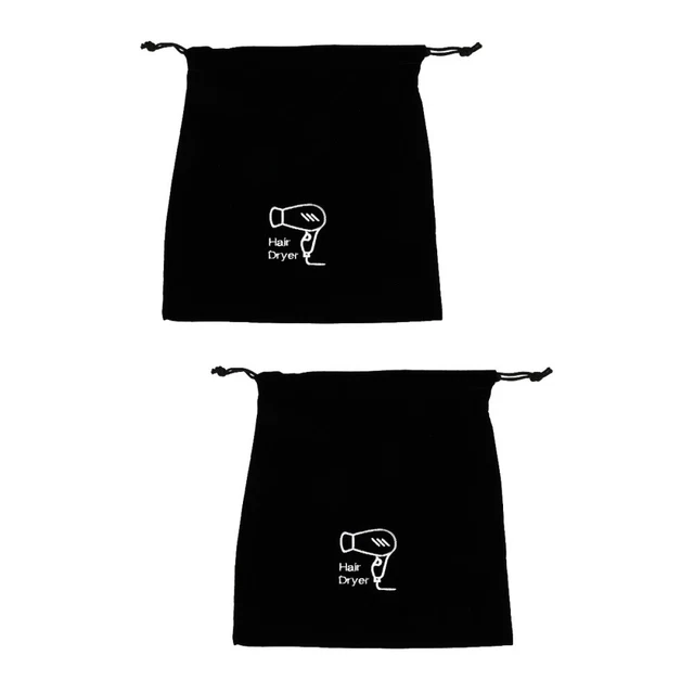 2 Pc Souffler Sac Sèche-cheveux De Rangement Pour Outils Coiffure Organisateur