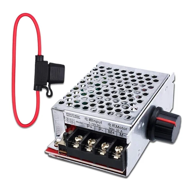 JOVNO 30A PWM DC Motor Speed Controller - Adjustable 7-70V Regulator For 12V, 24V, 48V, 60V, 70V Motors With Knob - View #5
