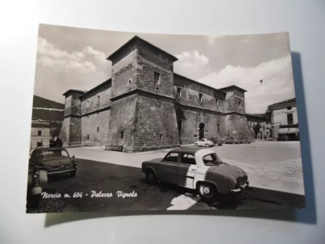 Cartolina Viaggiata "NORCIA Palazzo Vignola" 1962