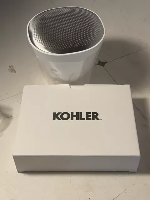 Kohler Blue-Tooth Shower Head Speaker-White.  Model -K-28235-NKA.  NEW