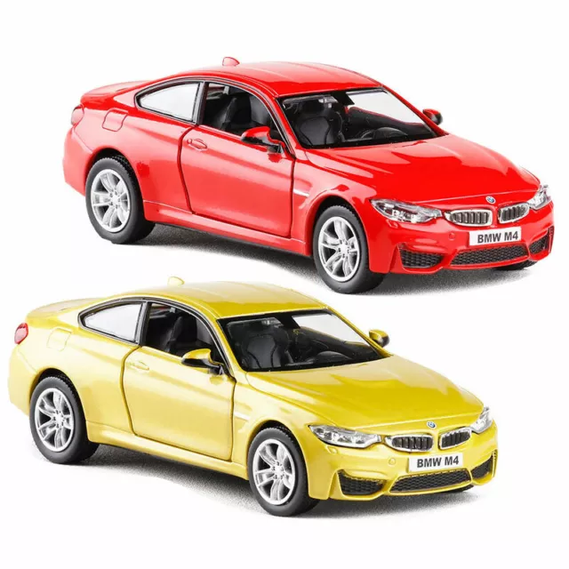 1:36 Scale BMW M4 Model Car Diecast Alloy Toy Car for Kids Boys Pull Back Gift