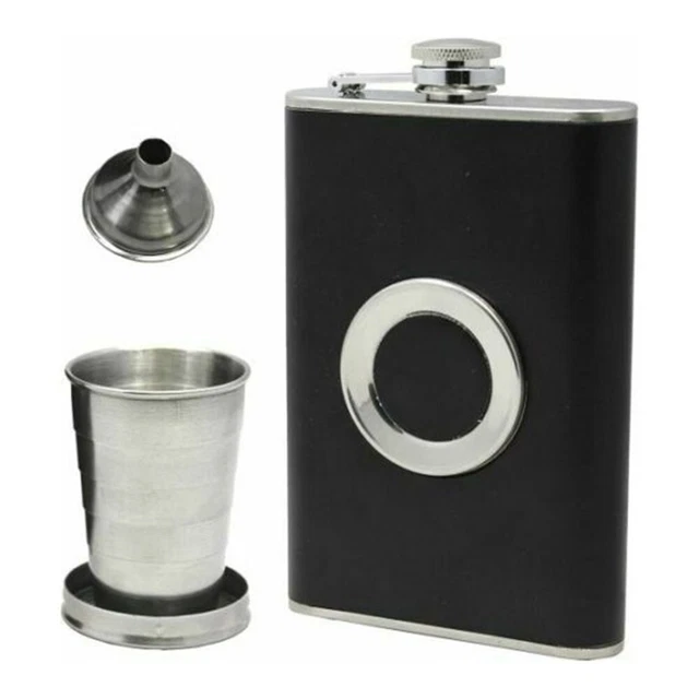 Vetro Shot Flask Built Pieghevole Acciaio Inox + ABS 12mm / Filo M16 Regolabile
