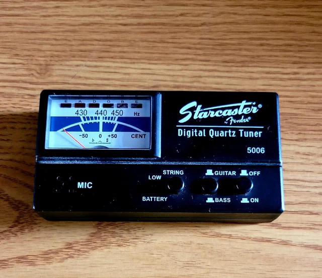 Fender Squire Model 5006 Starcaster Digital Quartz Guitar Tuner Guitar & Bass