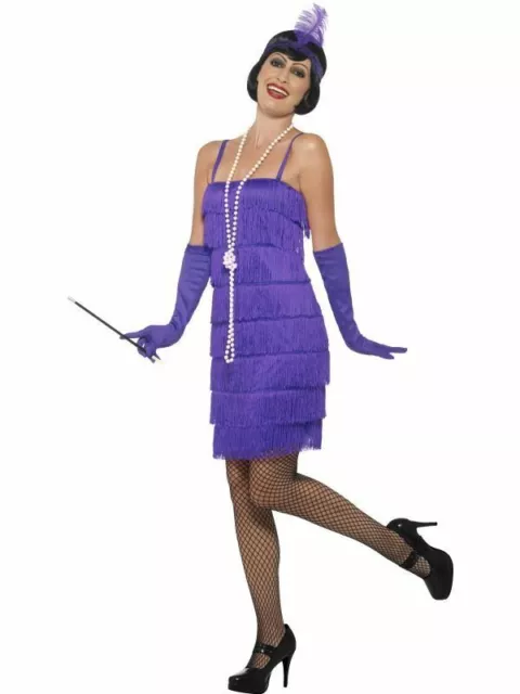 1920s Vestido Flapper para Mujer Púrpura Charleston Gatsby Disfraz Mujer