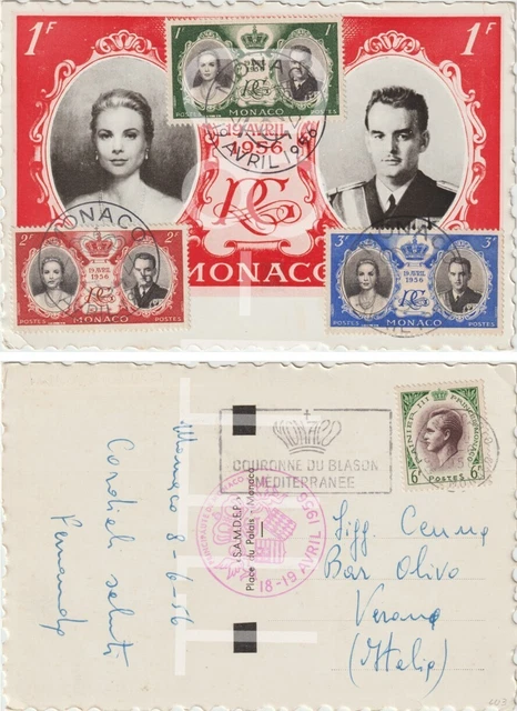Royal Wedding - Grace Kelly E Ranieri Di Monaco 1956 - Cartolina Commemorativa