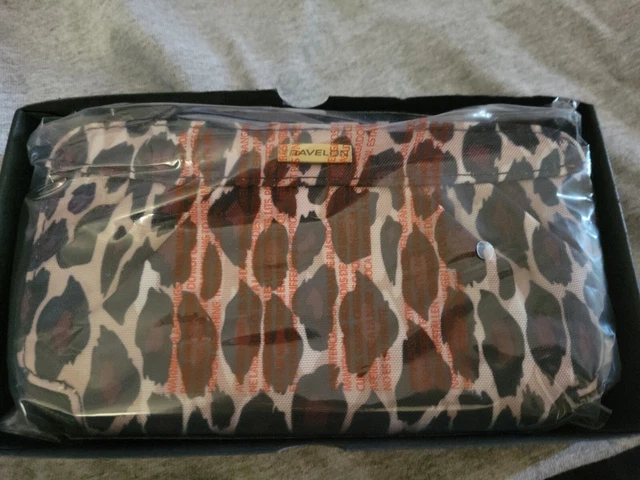 NWT TRAVELON Zip Around Safe ID RFID Blocking Animal Print Wallet NEW