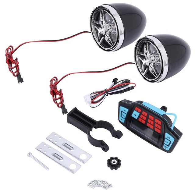 Allarme Moto Audio Sound System Altoparlante Stereo Fm Radio Mp3 Music Pl5322