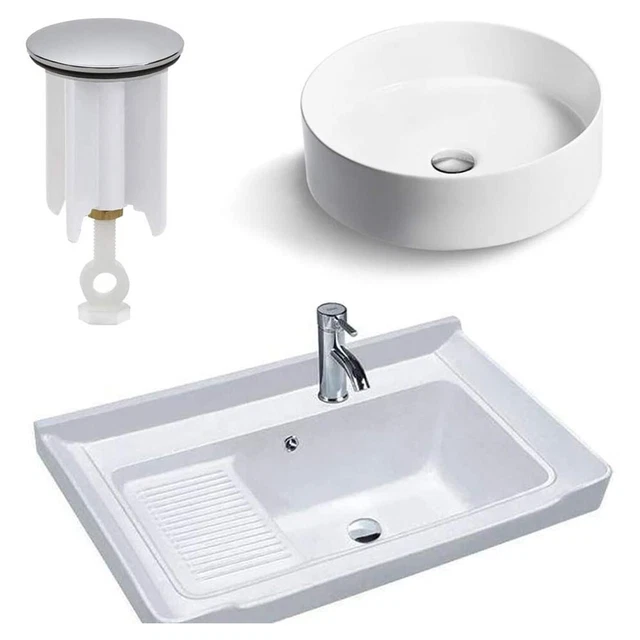 Cubierta de cobre tapones de lavabo herrajes cabeza de latón de alta calidad