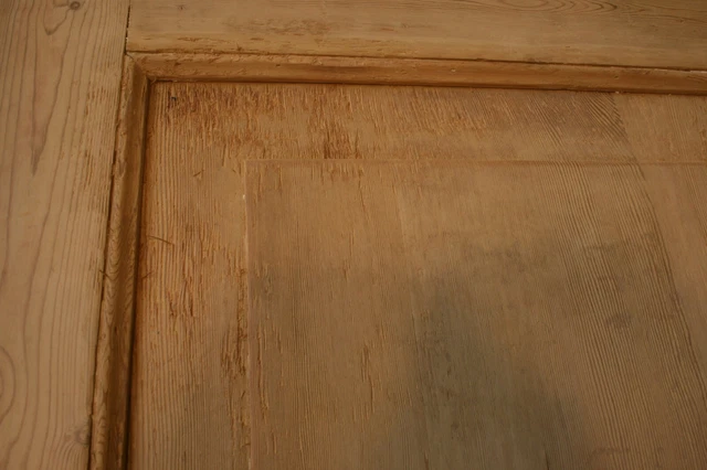 Reclaimed 1930's Pine Door Wooden 33 1/2" x 81" Internal  905 8