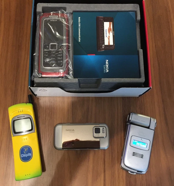 Rare Nokia phone collection - N97 Gold, e90, 8110i Chiquita, N93