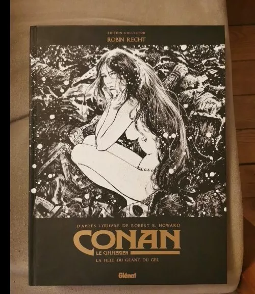 Conan noir & blanc :  La Fille du géant de Glace... R Recht ex libris signé