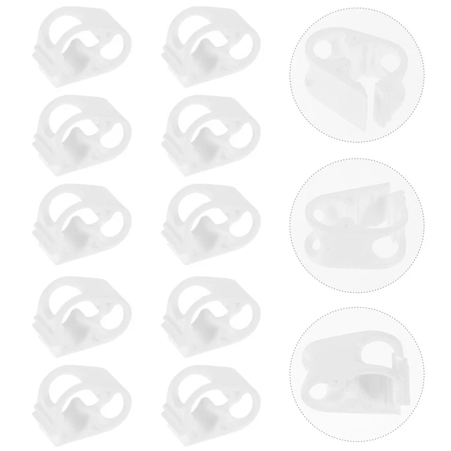 10 Pcs Clip Per Tubo Dell'acquario Fascetta Supporto Regolabile Sifone