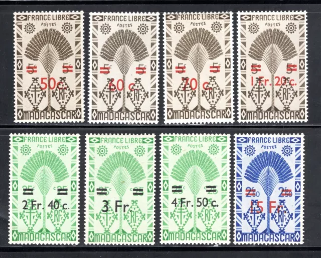 Madagascar Malagasy Republic Stamp Scott #261-268, Set of 8, MLH, SCV$7.30