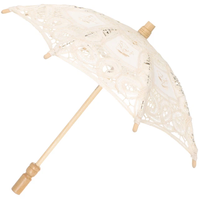 Ombrello in pizzo vintage ricamo ombrello in pizzo mini accessori ombrellone