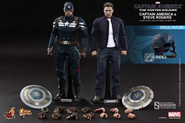 Hot Toys MMS243 Stealth STRIKE Steve Rogers Set Captain America Winter Soldier