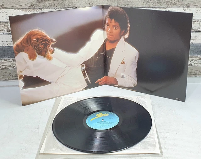 MICHAEL JACKSON THRILLER LP Vinyl Record 1982 VG Epic ELPS4328 michael-jackson-thriller-lp-vinyl-record-1982-vg-epic-elps4328