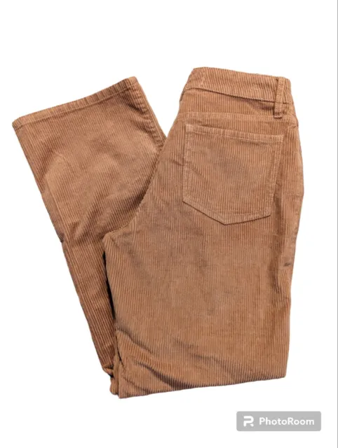 Hollister High Rise Wide-Leg Golden Brown Corduroy Pants Womens 5 / 27