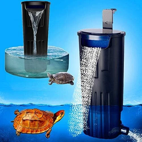 LONDAFISH Mute Turtle Filter Water Submersible Filter For Turtle Tank/Aquarium