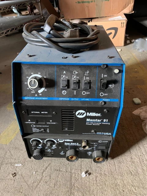 Miller Maxstar 91 CC DC Inverter TIG Welder with Snap Start II - Low Usage