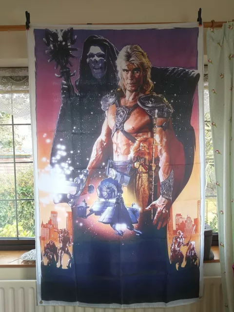 Masters of the Universe He-Man Large Flag - Promotional Artwork of the 1987 Film