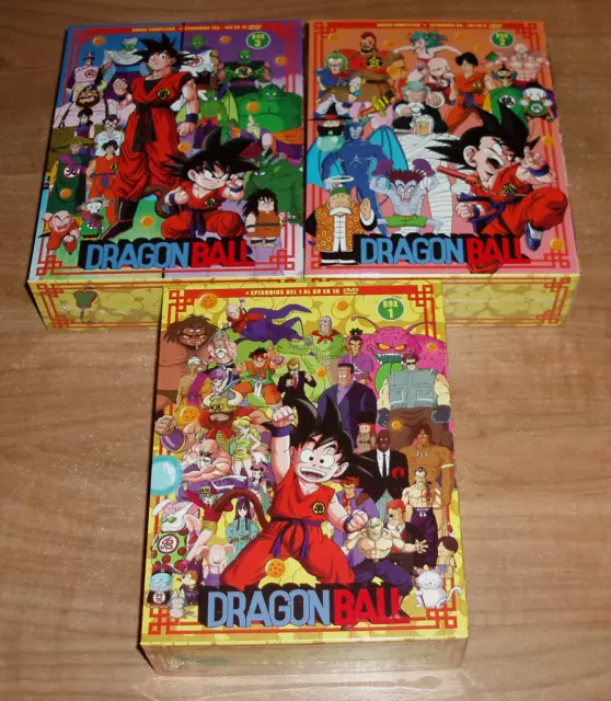 Dragon Ball Saga Completa Box 1-3 Nuevo 37 Discos Dvd Episodios 1-153 Anime R2