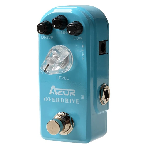 Pédale d'effet guitare alliage d'aluminium mini style vrai bypass 94 x 42 x 30