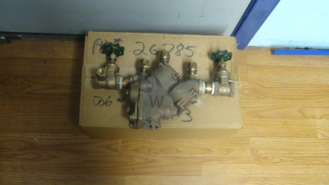 New In Box 909 QT RPZ Watts 1"  Reduced Pressure Zone Backflow Preventer