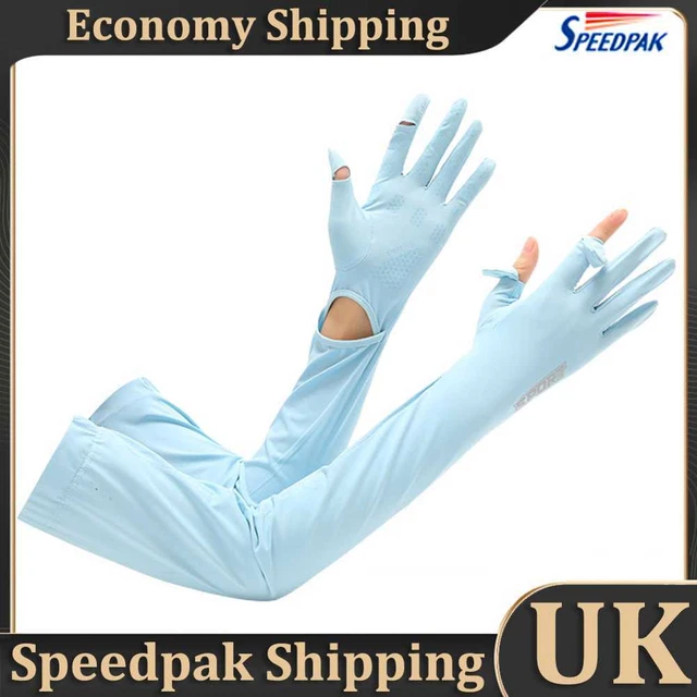 NEW Arm Cover Breathable Arm Cover Sleeve for Fishing Cycling Driving (Light Blu