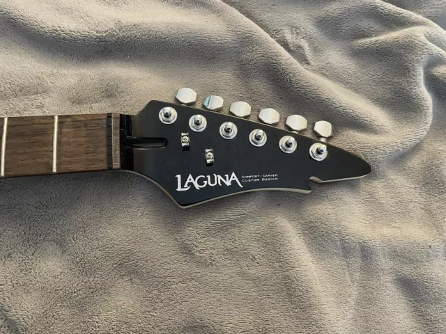 Laguna LE122 Electric Guitar Neck Rosewood Fretboard 22 Frets 25.5” Scale Tuners Laguna LE122 Electric Guitar Neck Rosewood Fretboard 22 Frets 25.5” Scale Tuners