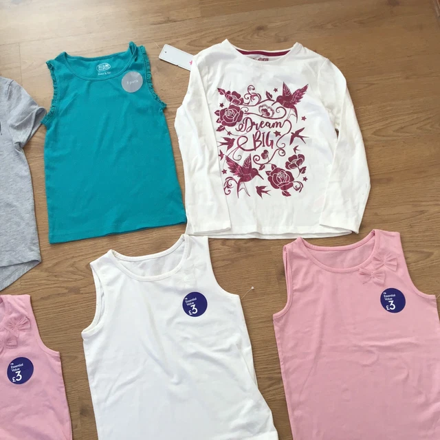 Girls clothing bundle 4/5 and 6/7 and 8 years next mixed makes new and used 7