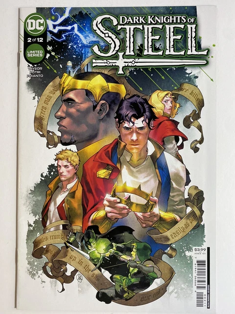 Dark Knights of Steel #2 | VF/NM | Bat-Prince, Prince Kal-El | Harley Quinn | DC