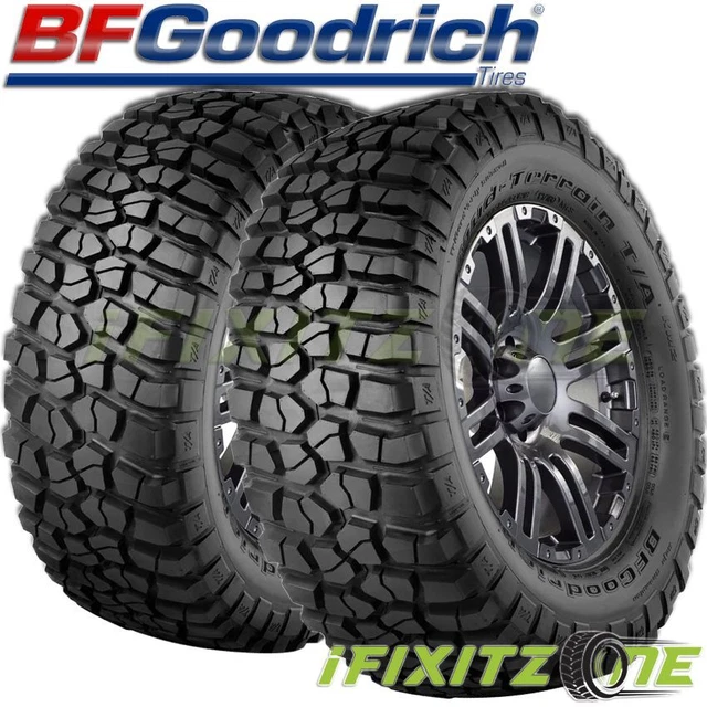 2 BF GOODRICH Mud Terrain T/A KM2 255/75R17 111/108Q C/6 Mud Terrain (M/T) Tires