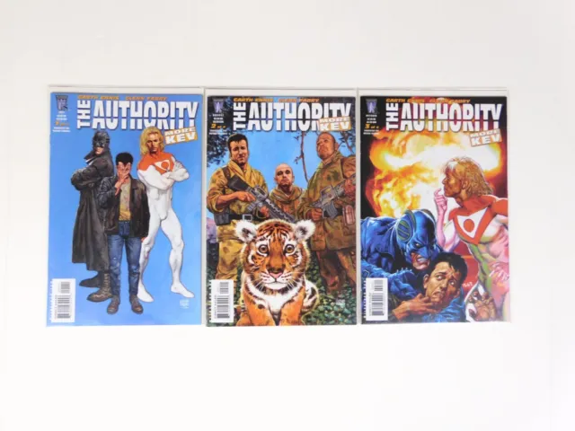 Lot of 3 The Authority Comic Books - WildStorm Comics - First Three Issues