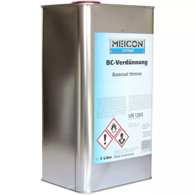 Dilution peinture de base Meicon 2K BC 5 litres