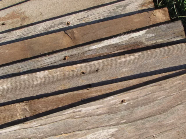 RESERVED Reclaimed Old Fence Wood Boards- 120 Boards 30" Weathered Barn Planks 2