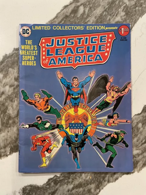 LIMITED COLLECTORS' EDITION #C-46 , Justice League Treasury, DC Comics 1976