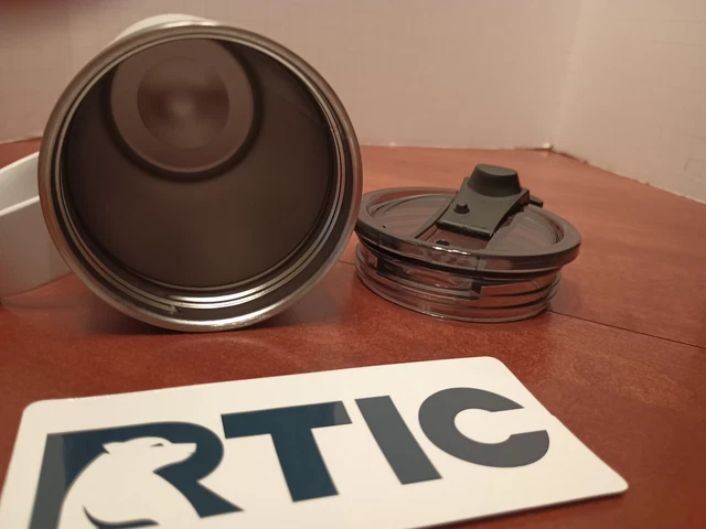 RTIC 16 Oz Stainless Steel Travel Coffee Cup Vacuum Insulated  Tumbler Mug White 7