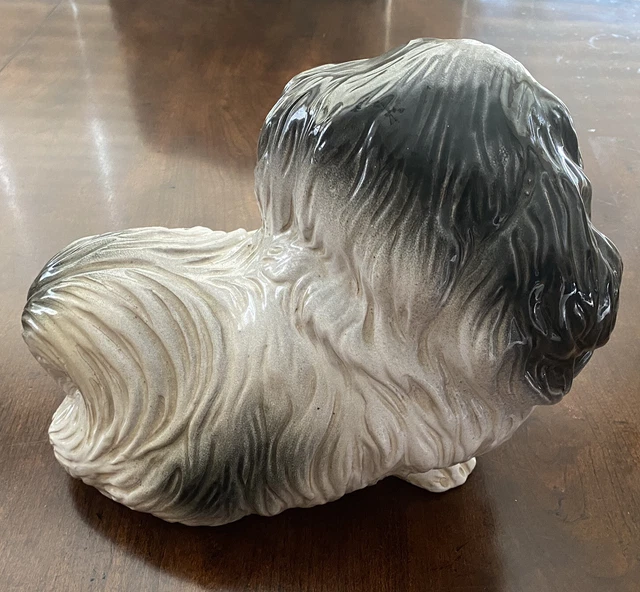 Pekingese Pekinese Dog Puppy Large Ceramic Figurine 13" 5