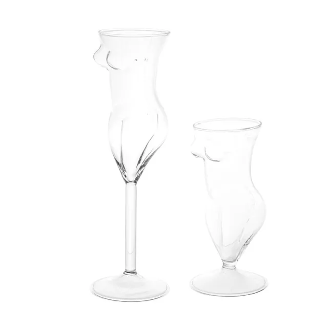 Creative Cocktail Glass Girl Body Shape Glass Goblet Glass Beauty Goblet Cup