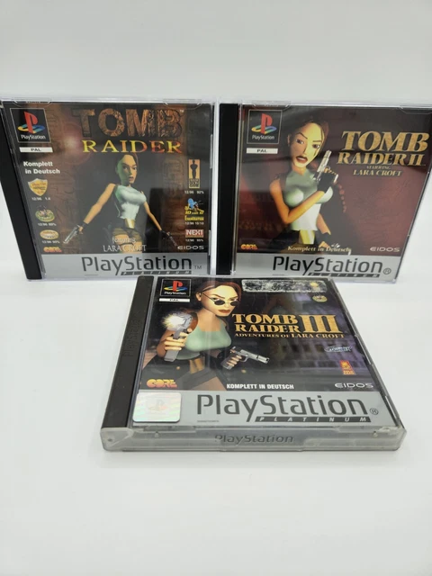 Jaquette arriere Playstation 1 PS1 VF Tomb Raider La Revelation
