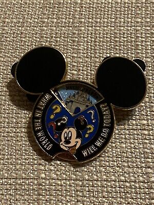 DISNEY 2009 PIN MICKEY MOUSE SPINNER What in the World Spinner Pin