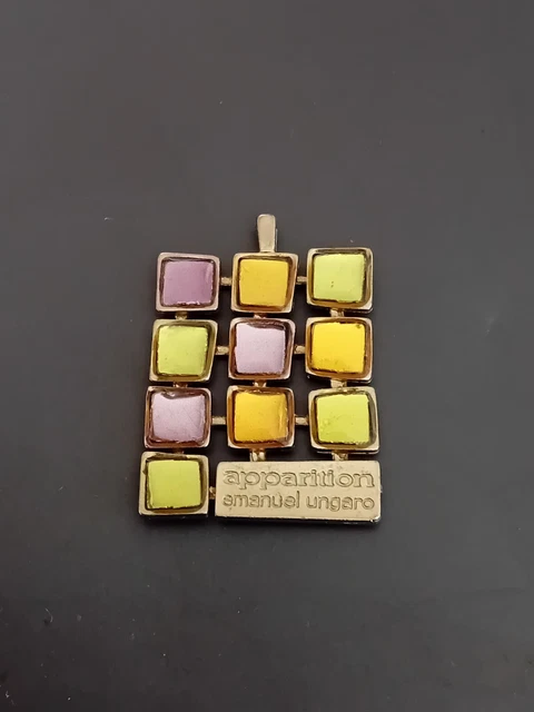 Collier Vintage En Métal Doré Emanuel Ungaro - Occasion
