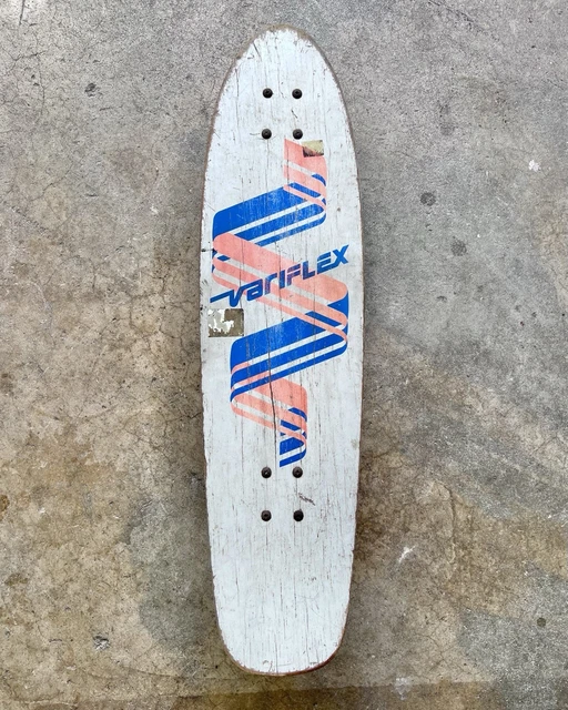 Skateboard Vintage Variflex Skoot Skate Années 80 - Rétro, Prisme Californie - Planche Originale