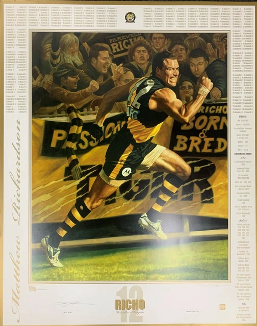 Richmond Tigers Afl Premiership Holy Grail Official Afl Print