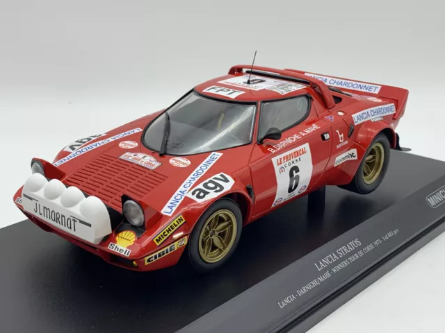 Lancia Stratos  Tour de Corse 1975  Minichamps in 1:18  Limitiert 402 Stück  NEU