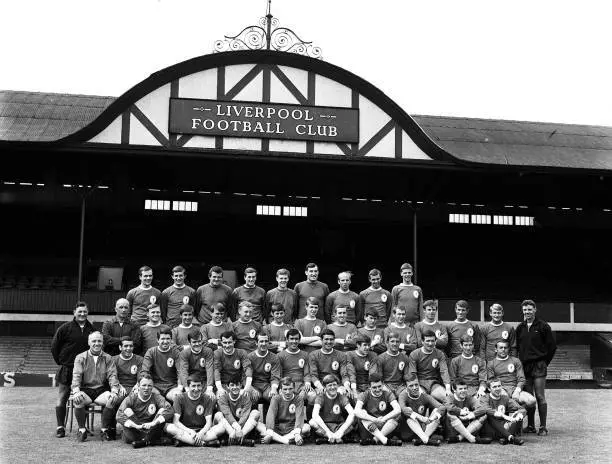 Football Anfield The Liverpool Fc Full Playing Staff For The 1967 68 Old Photo