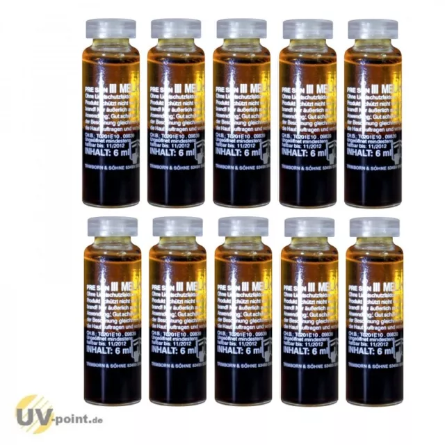 10 ART OF SUN 2Phasen Melanin Öl Golden Brown 60ml (10x6ml) BräunungsÖl Gesicht