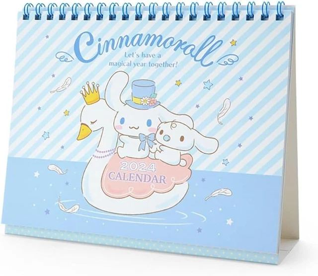 NEW SANRIO 699934 Cinnamoroll Calendar 2024 Free Standard Shipping 22.
